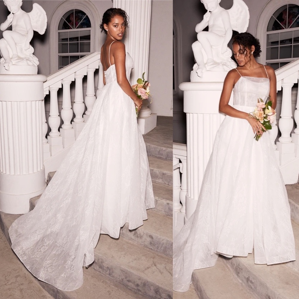 Lace and Tulle Embroidered Dress